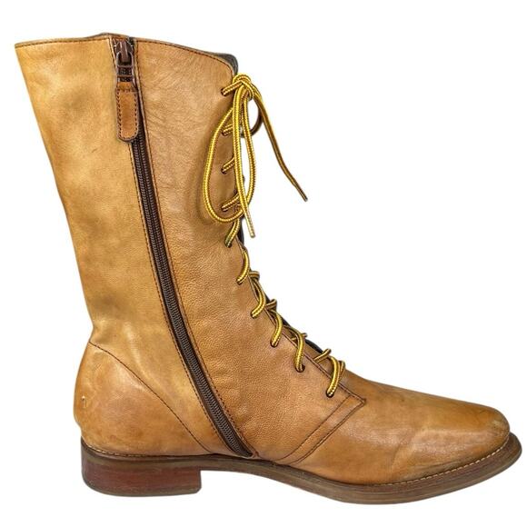 Cole Haan X NikeAir Brielle Tan Soft Leather Lace Up Chukka Boots Size US 7.5 - Picture 4 of 11